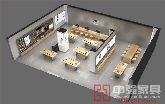 華為展柜制作