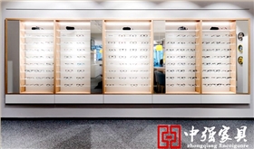 眼鏡設計展柜，眼鏡柜臺設計