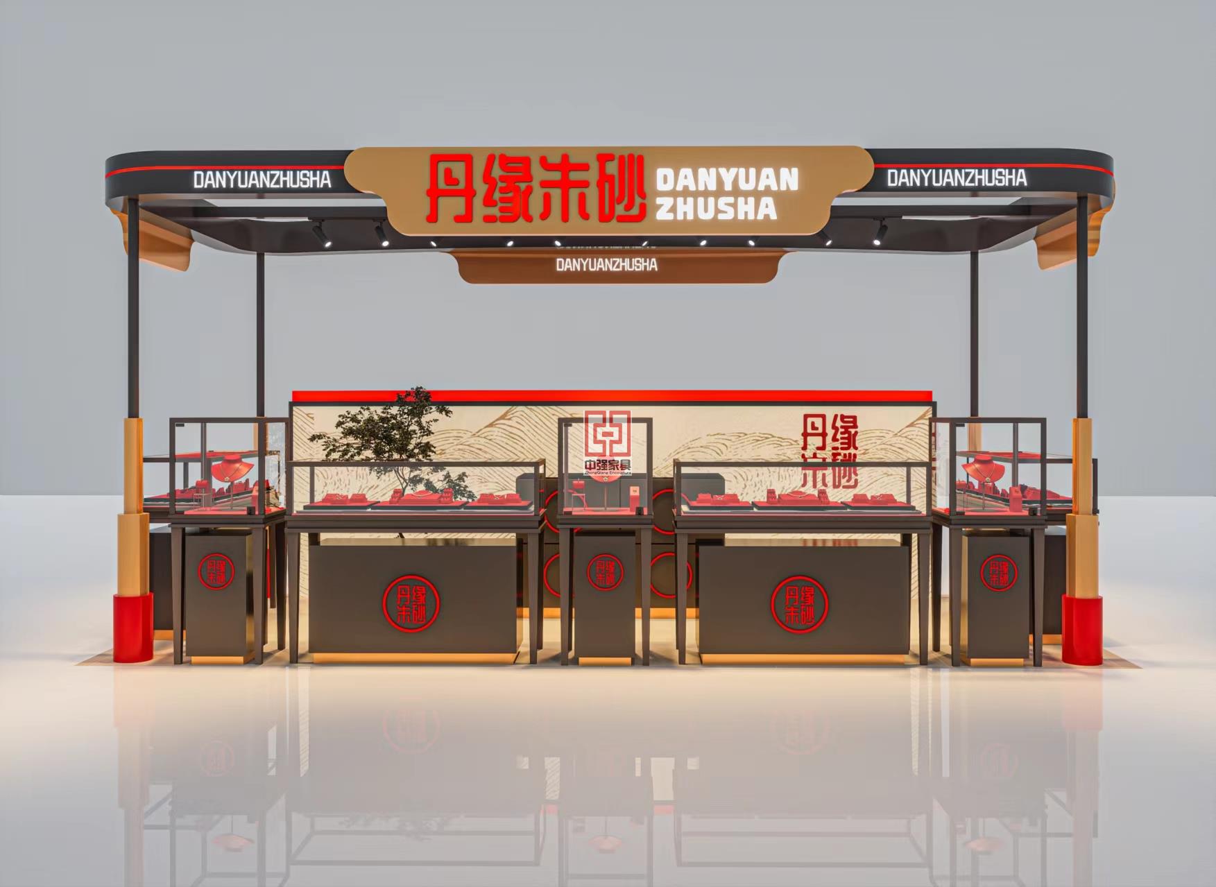 珠寶展柜定制-南京定制展柜廠(chǎng)家-中強(qiáng)展柜
